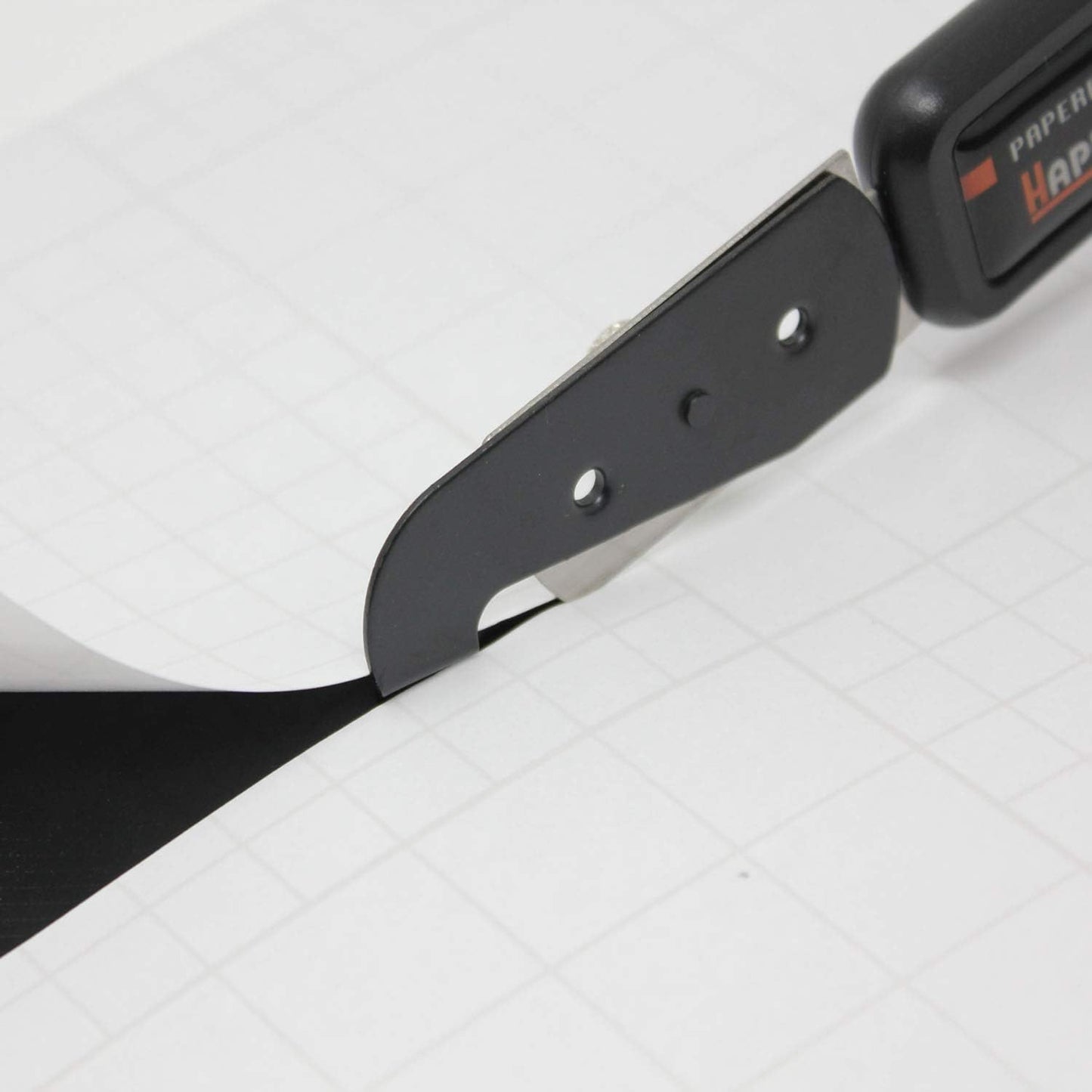 裏紙カッター 糊面スルっと加工 替刃付 シングル (ステンレス一枚刃)